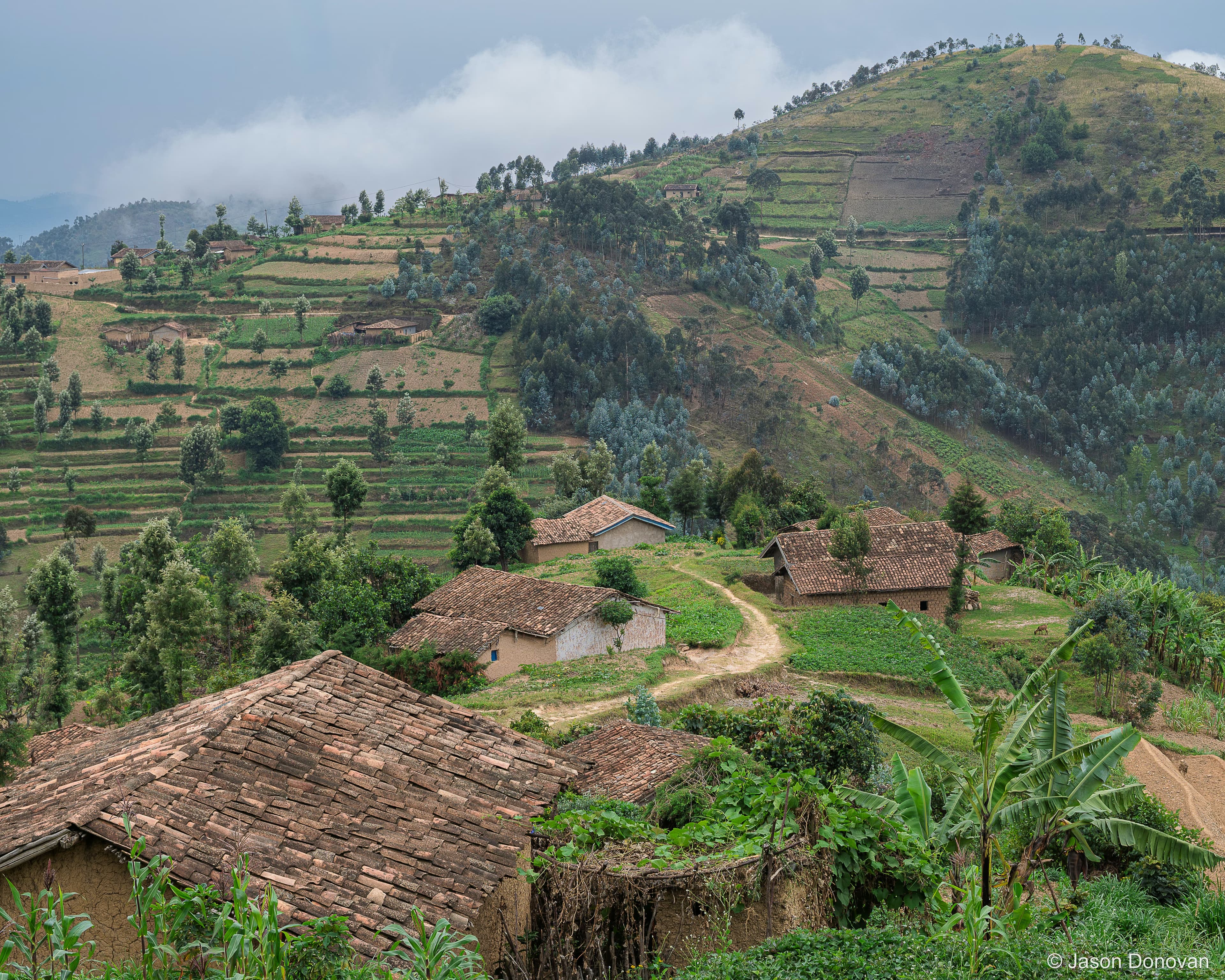 Village Vista Rwanda photography by Jason Donovan