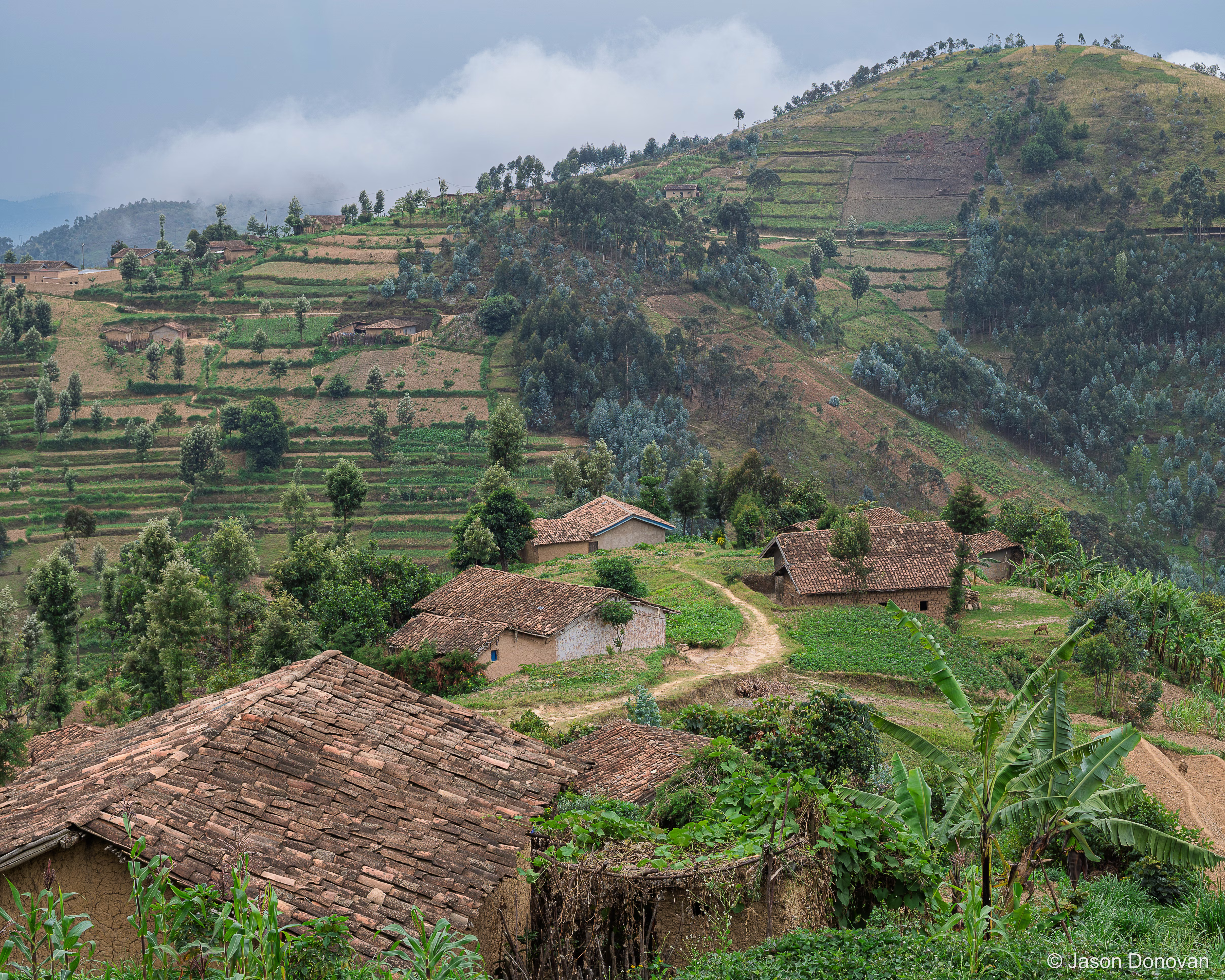 Village Vista Rwanda photography by Jason Donovan